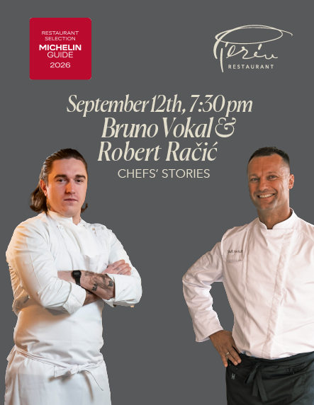 Poster: Chefs Stories, Bruno Vokal at Pjerin